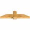 Ekena Millwork Eugene Rough Sawn Timber Gable Bracket, Western Red Cedar, 48"W x 14"H x 4"D x 6"F, 7/12 Pitch GBW048X14X0406EUG00RWR - alternate 5